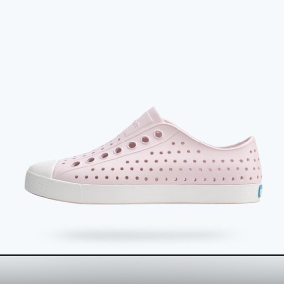 Native Shoes Pink and White Perforated Sneakers - Picture 1 of 9